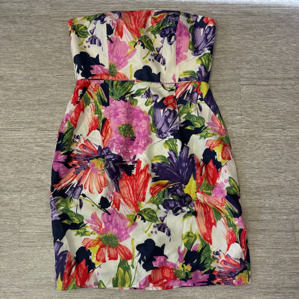 J CREW STRAPLESS MINI DRESS